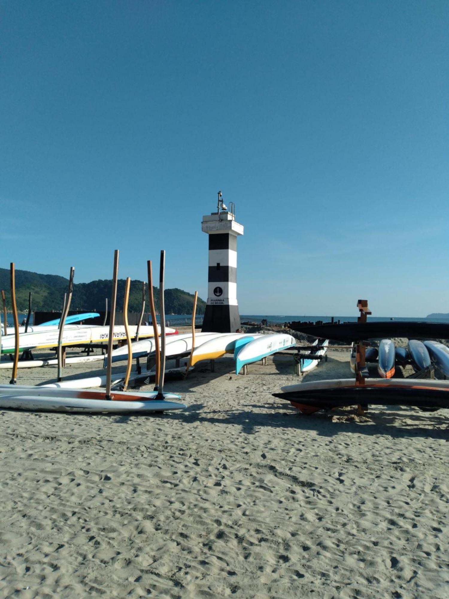 Varanda Mar - Estudio Em Santos Na Quadra Da Praia Bagian luar foto